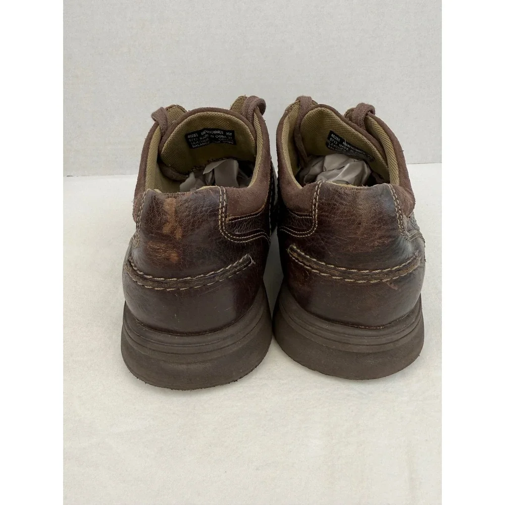 Vintage Y2k Clarks Mens 66255 Brown Leather‎ Lace Up Oxford Shoes Size 9M